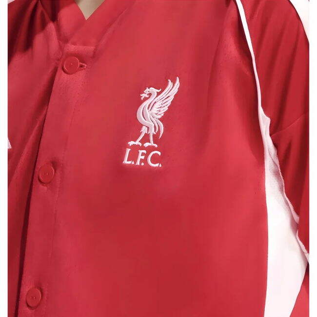 2025-20 Liverpool Authentic Home Jersey L S Kids