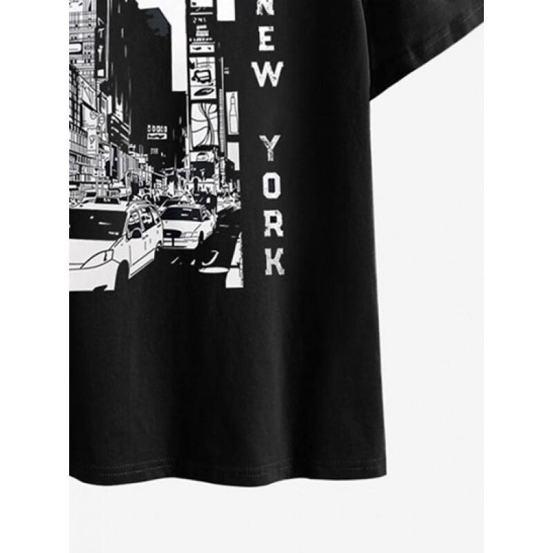 Car City Graphic Short Sleeve T Shirt IX3990