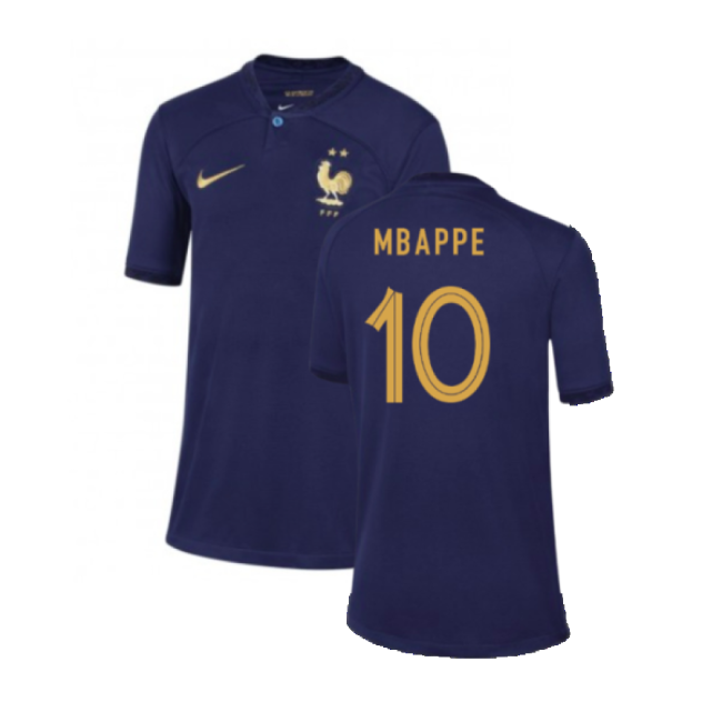 2022-2023 France Home Shirt for (Junior