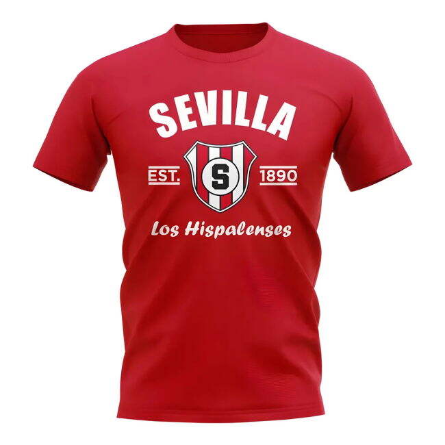 Seville Established Football T-Shirt (Red) | Official Merchandise