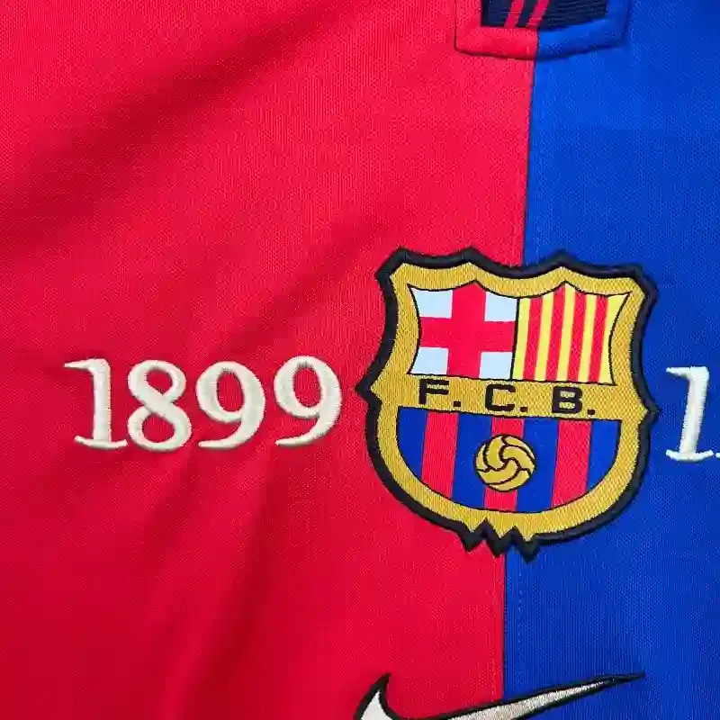 Barcelona Long Sleeve Parana 100th Anniversary Soccer retro kit