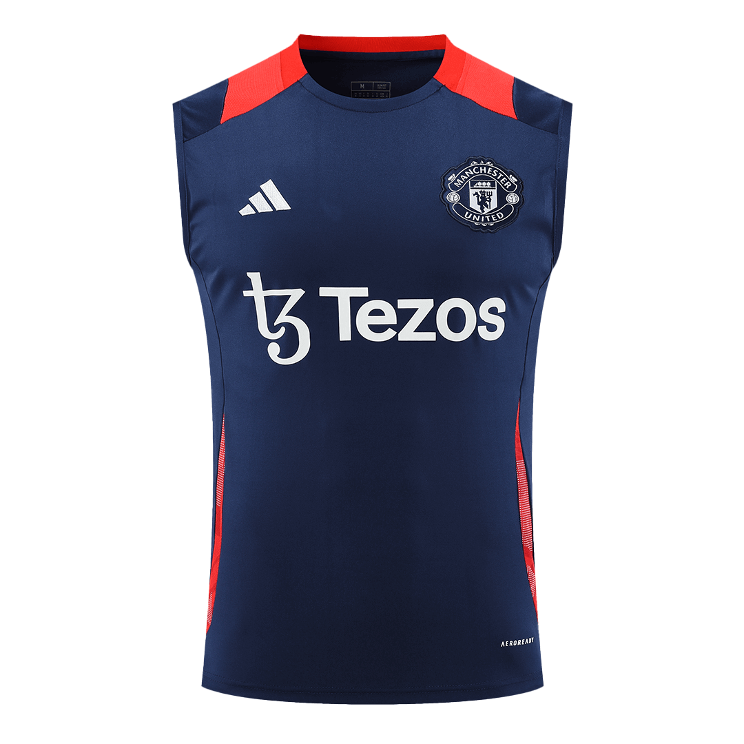 Manchester United Pre-Match Sleeveless Top Navy