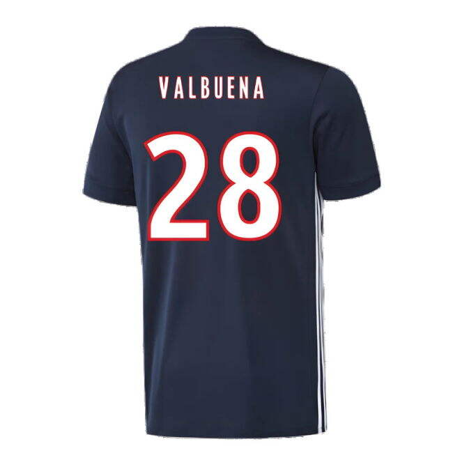 Lyon 2017-18 Away Shirt ((Excellent) L) (Valbuena 28)