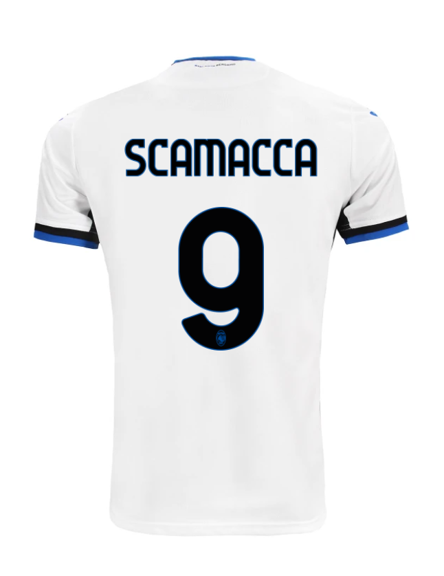 Atalanta 24-25 Away SCAMACCA 9 Football Jersey