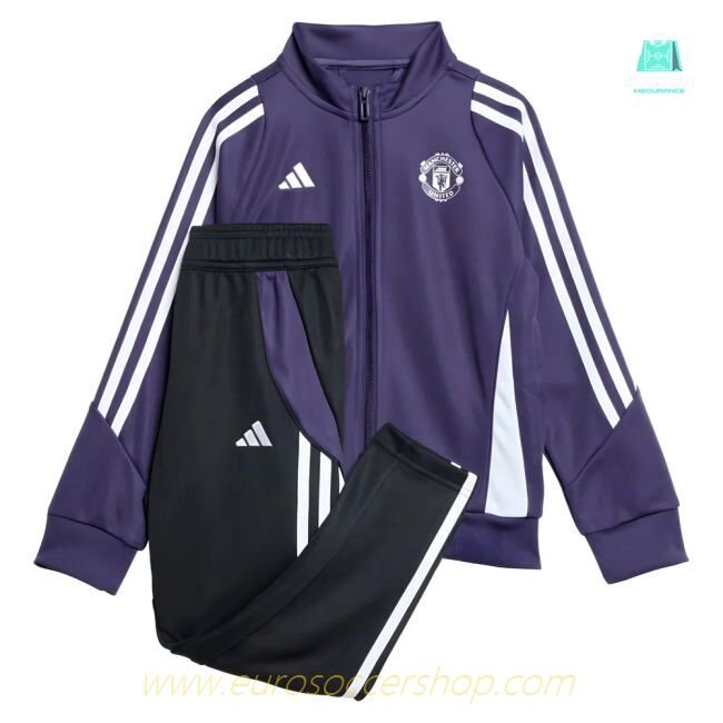 2025-2026 Man Utd Tracksuit (Aurora Plum) - Infants