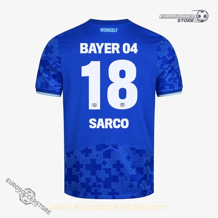 Bayer 04 Leverkusen SARCO 18 Third Football Jersey for the 25-26 Season