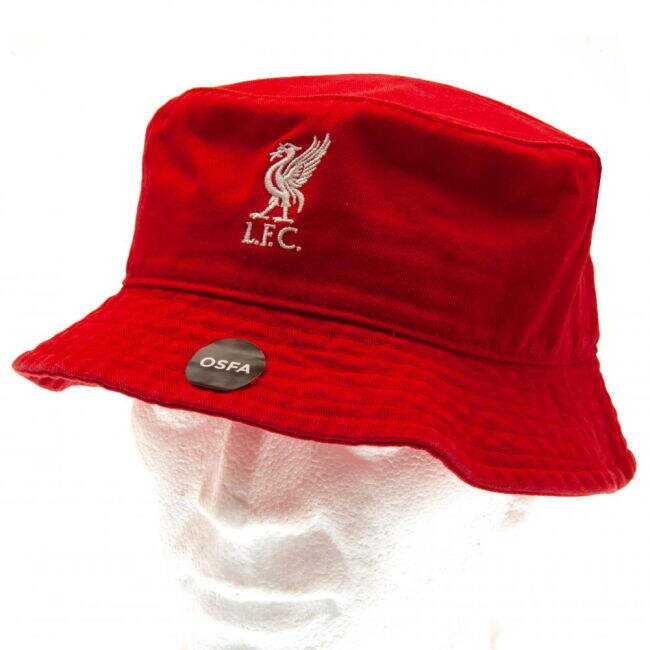 Liverpool Official Liverpool FC Red Bucket Hat Stylish Design
