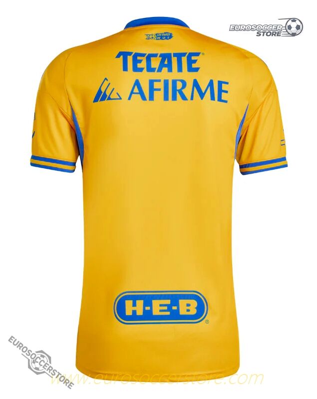 Tigres UANL Home Football Jersey for the 25-26 Season