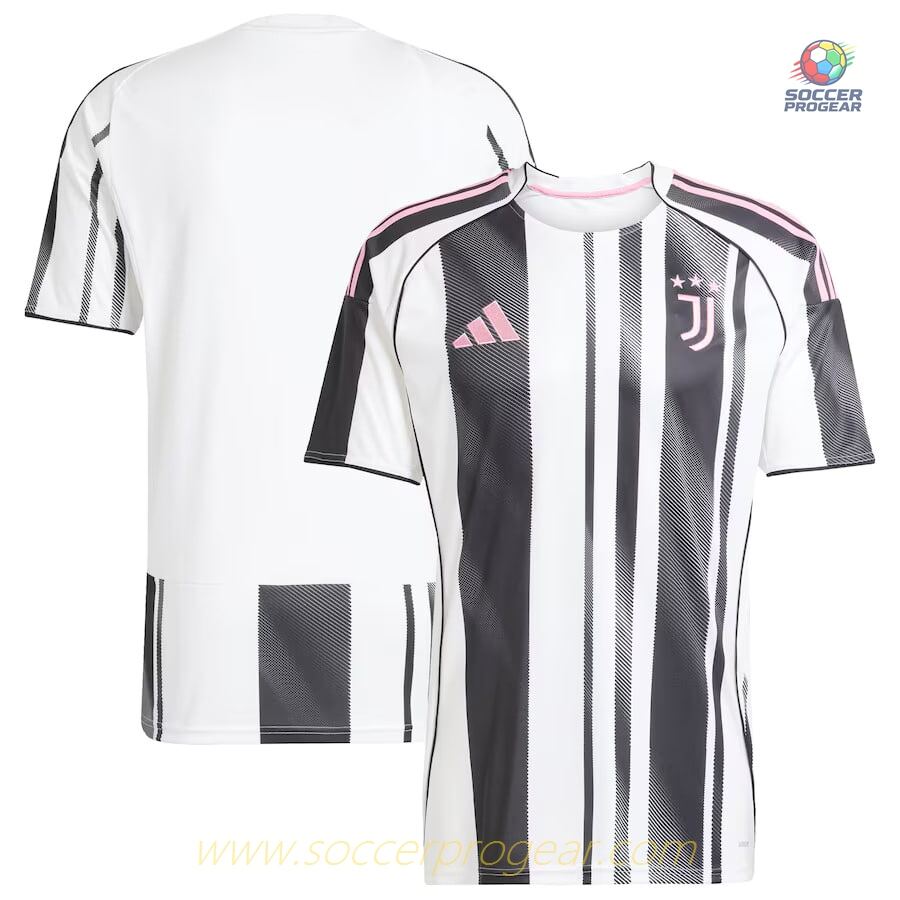 Juventus Home Match Football Jersey 2025-2026 Season