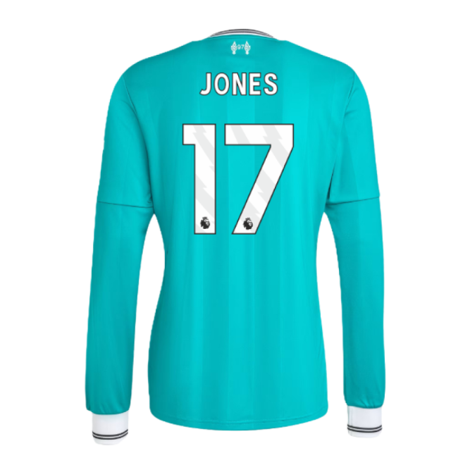 soccer jersey 2025-2026 Liverpool Long Sleeve Third Shirt (Jones 17)