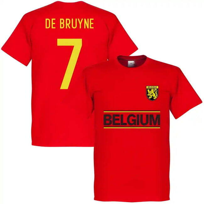 Belguim Kevin De Bruyne Team T-Shirt - Red