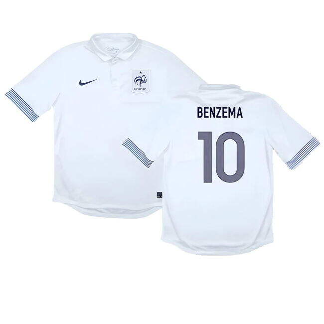 Latest Comfortable France Away Football Shirt (Benzema 10)