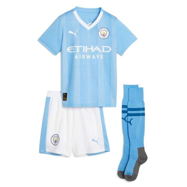 Football Man City Home Mini Kit Haaland #9 Pro Series Authentic 20...