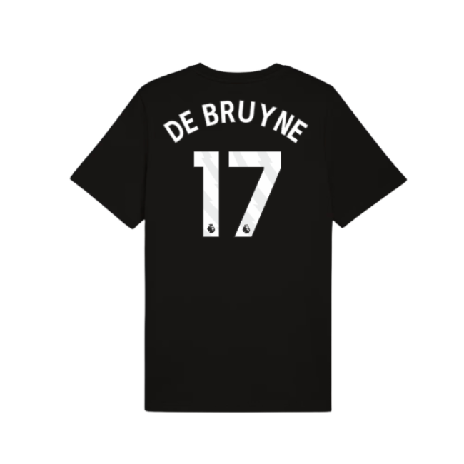 Genuine Copy Man City Home Replica Jersey for Adults (De Bruyne 17)