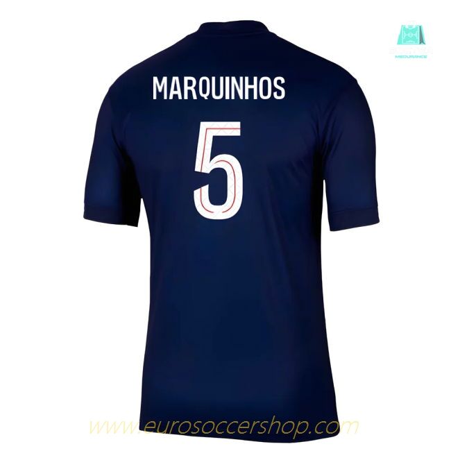 2025-2026 PSG Paris Saint Germain Home Shirt (Marquinhos 5)
