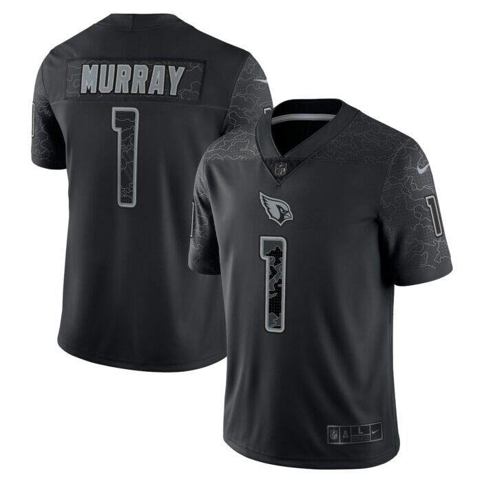 Men's Arizona Cardinals Kyler Murray Nike Black RFLCTV Lim...