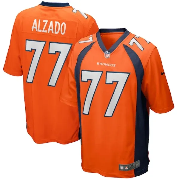 None Lyle Alzado Game Jersey - Orange | NFL Player Jersey | NFL Footba