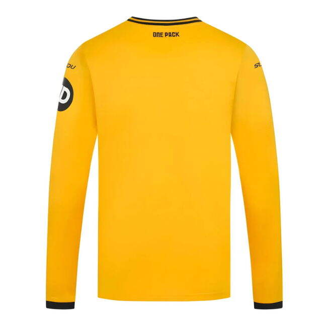 Authorized 2024-2025 Wolves Long Sleeve Home Shirt Perfect Fit