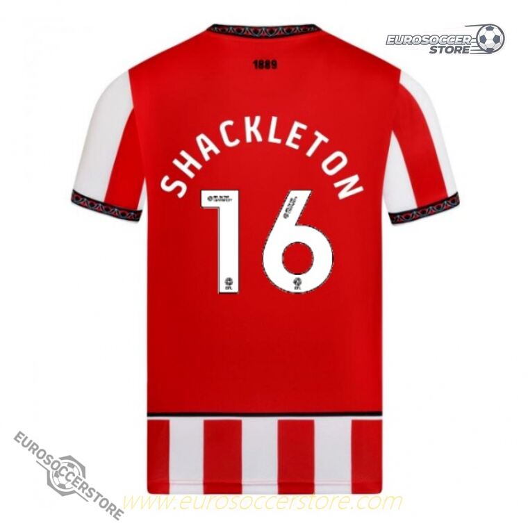 Sheffield United 25-26 Season Home SHACKLETON 16 Football Jersey