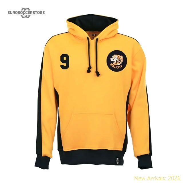 Premium-grade Hull City Number 9 Retro Hoodie - Excellent Value