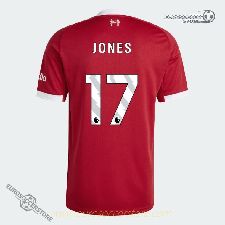 Home Jersey of Liverpool's JONES 17 for the 25-26 Season