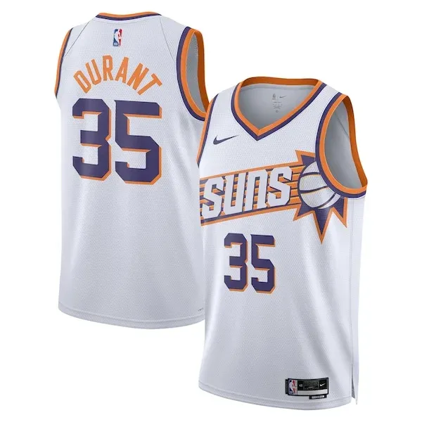Pro-Grade Kevin Durant PHX Swingman Jersey - White - Licensed Product