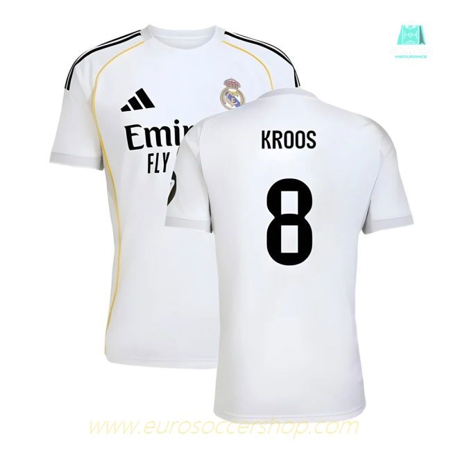 2025-2026 Real Madrid Home Shirt (Kroos 8)