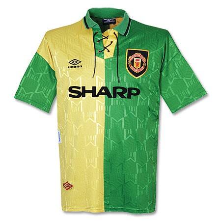 Manchester United Away 9294 Retro Soccer Jersey Shirt - Official