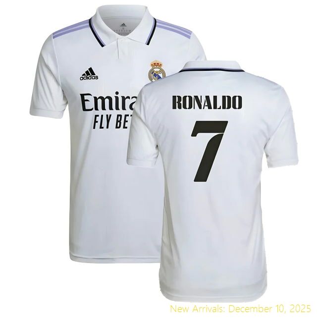Ronaldo Real Madrid (rm) Home - Official Edition - Soccer Jersey