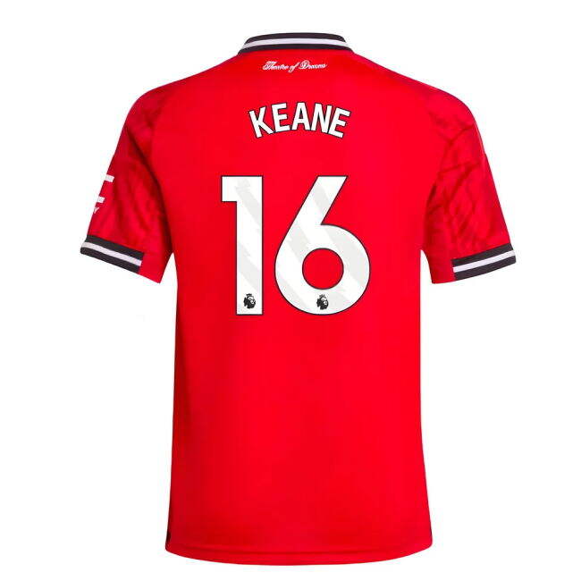 High Performance Supporter Football Man Utd Home Shirt Kids Keane ...