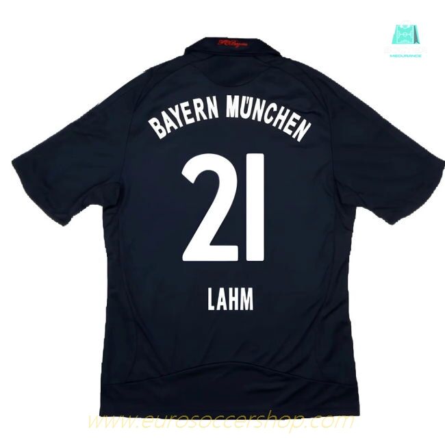 Bayern Munich 2008-10 Away Shirt ((Excellent) S) (Lahm 21)