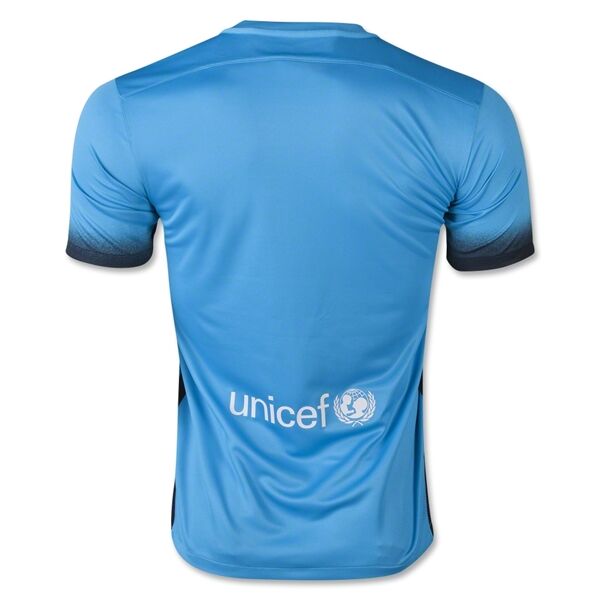 Licensed Lightweight Barca Barcelona 201516 Third Blue Jersey