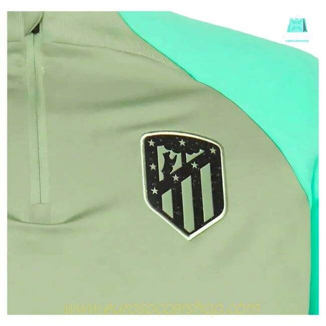 2023-2024 Atletico Madrid Drill Top (Oil Green)