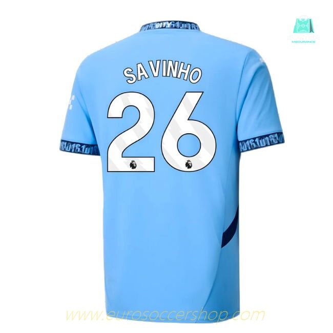 2024-2025 Man City Home Shirt (Savinho 26)