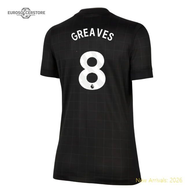 2025-2026 Spurs Away Shirt (womens) (greaves 8) - Budget-friendly