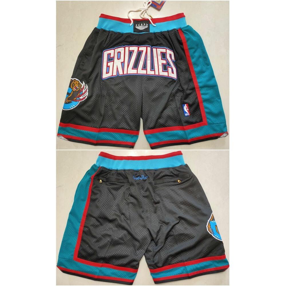 Men's Memphis Grizzlies Black Shorts (Run Small)