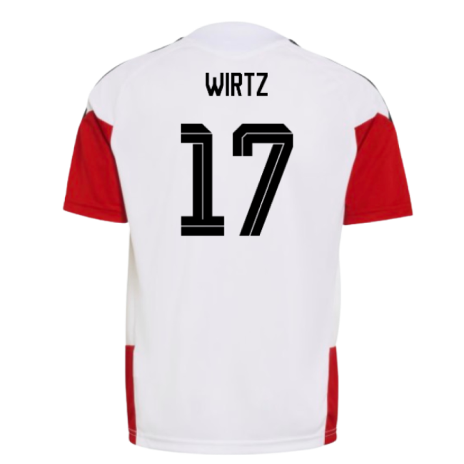 2026-2027 Germany Training Jersey (White) - Kids (Wirtz 17)