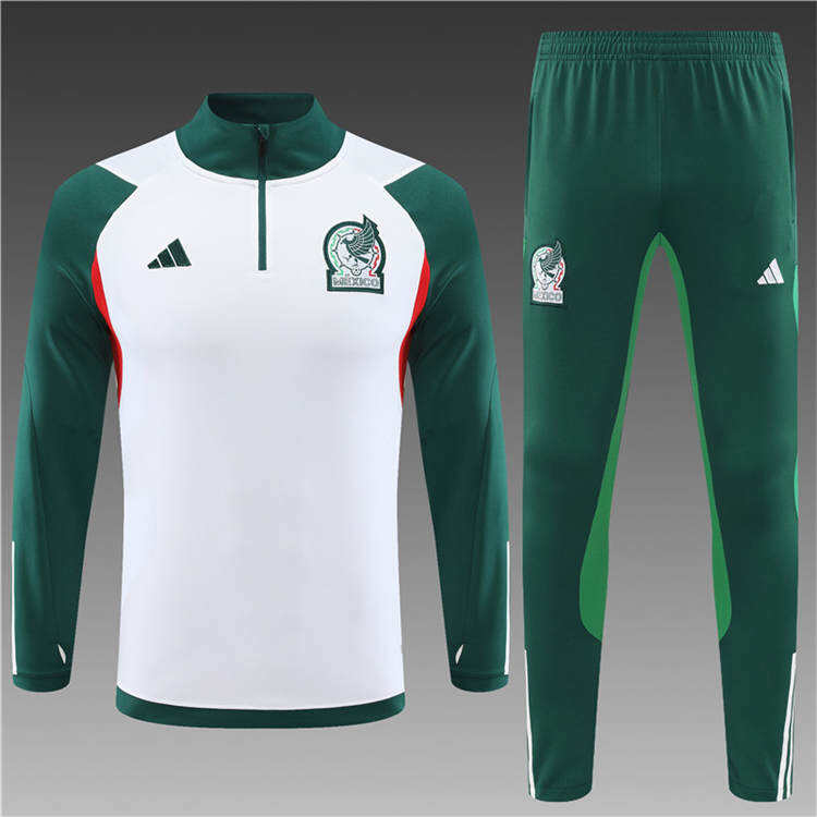 2023 MEXICO WHITE TRAINING TRACKSUIT - Official Replica 6329