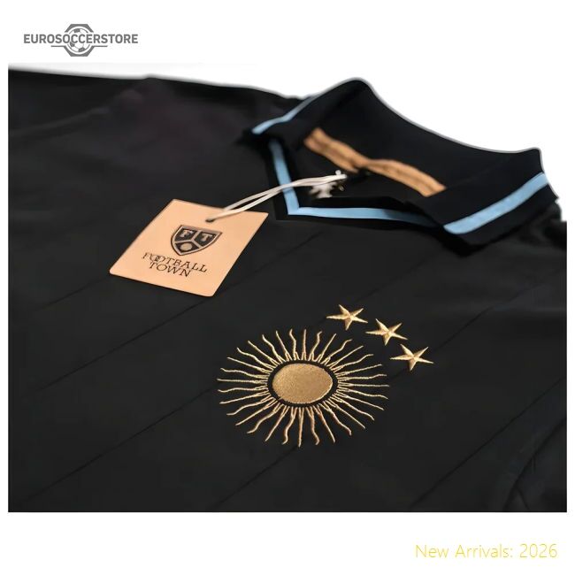 South American Giants Messi Polo Shirt Sol Goat Captain Black