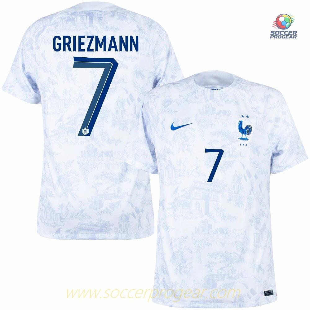 GRIEZMANN 2022 WORLD CUP AWAY FRENCH TEAM JERSEY
