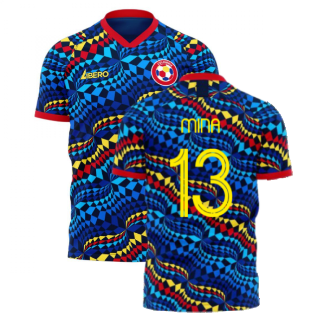 Updated Breathable Colombia Concept Football Shirt