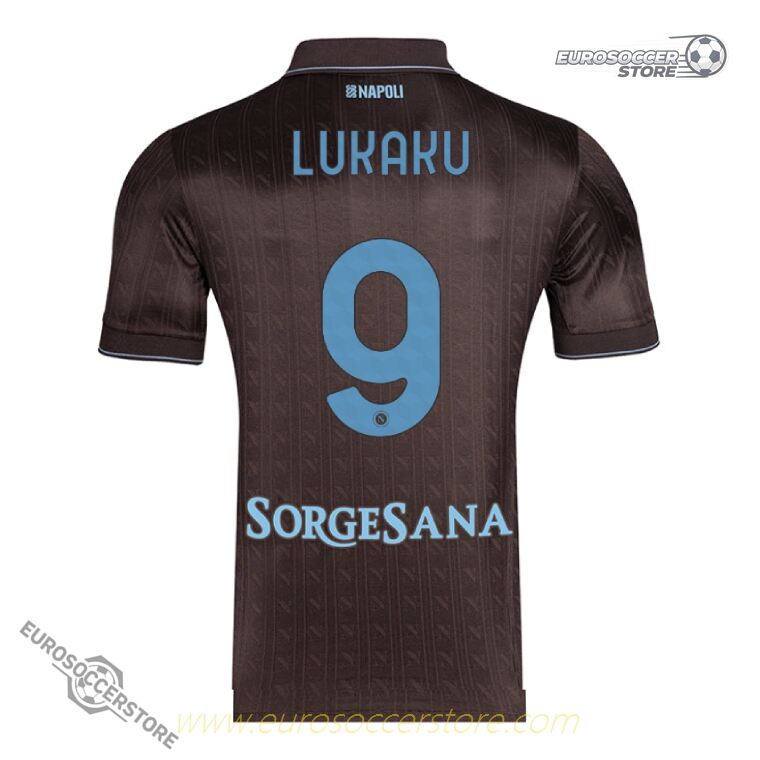 SSC Napoli 2025-26 Season Third Kit LUKAKU #9 Football Jersey