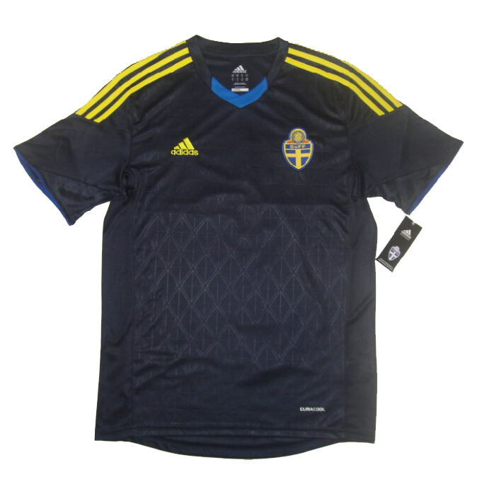 2013 Sweden Away Navy Soccer Jersey Shirt - Official Replica 4688