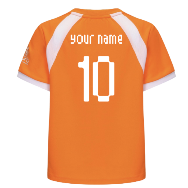 Genuine Copy Netherlands Home Supporter Shirt for Kids