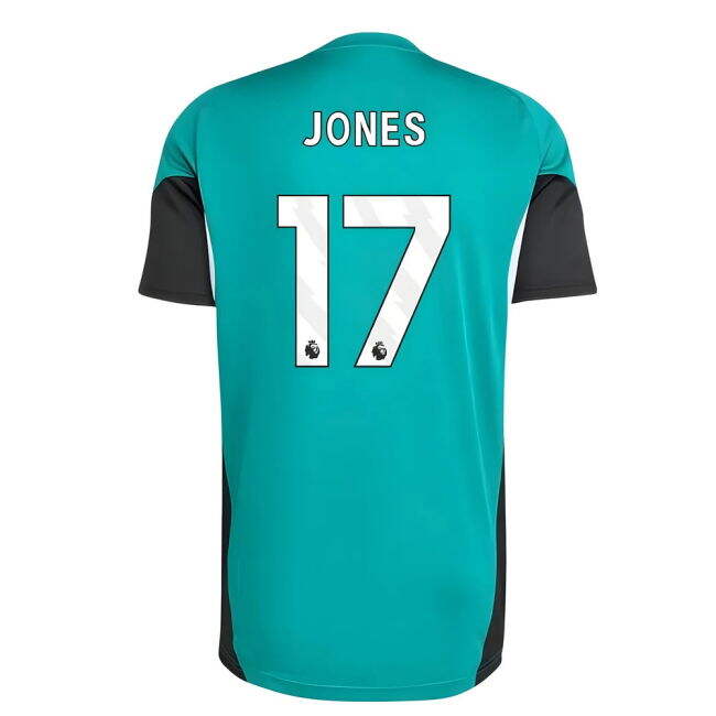 2025-2026 Liverpool EU Training Jersey (Green) (Jones 17) - authent...