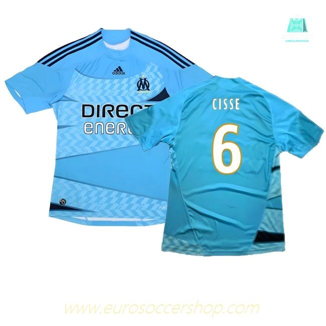 Marseille 2009-10 Away Shirt ((Excellent) M) (Cisse 6)