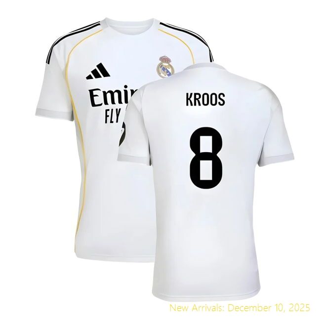 Real Madrid (rm) Home - Kroos #german Midfielder - Team Spirit