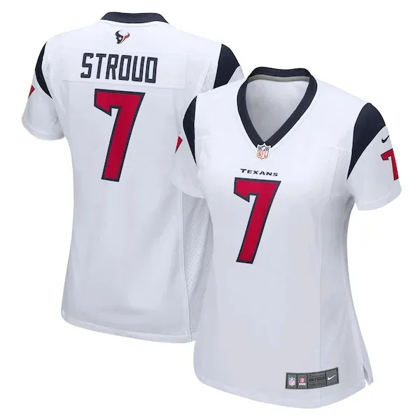 None Stroud Houston Game Jersey - White | NFL Player Jersey | NFL Foot