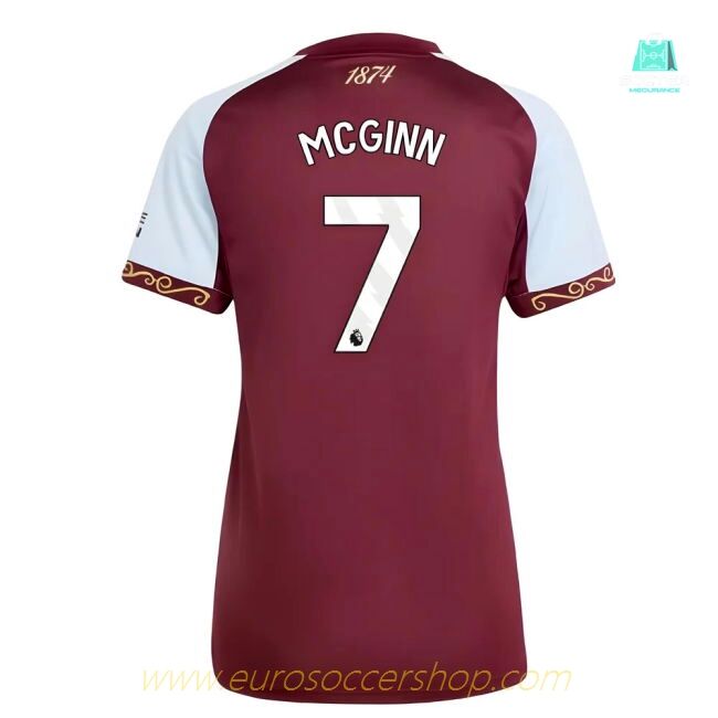 2025-2026 Aston Villa Home Shirt (Womens) (McGinn 7)