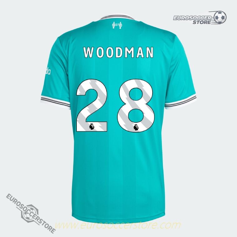 WOODMAN 28 Liverpool Third Jersey for the 25-26 Season